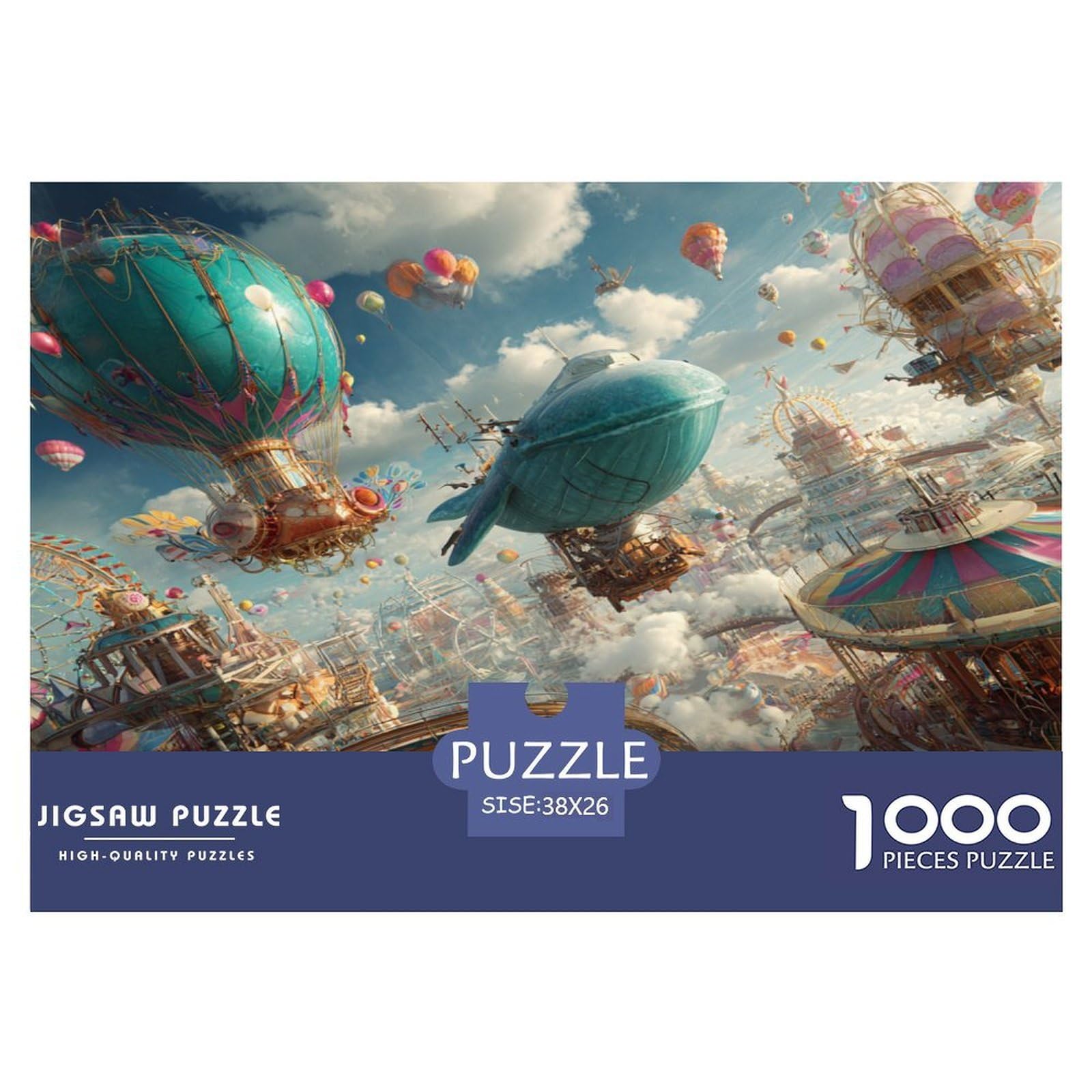 Spaceship Jigsaw Puzzles for Adults 1000 Pieces, Puzzle for Adults Educational Games Home Decoration 38x26cm/1000pcs — image 1