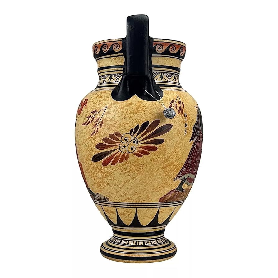 Amazon.co.jp: ミューズ 演奏 Lyre アンフォラ 花瓶 古代