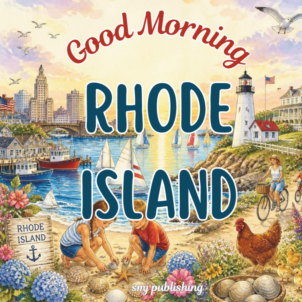 Good Morning Rhode Island: An educational geography children's book to learn about the state of RI (Good Morning States)