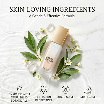 Colour Changing Foundation SPF 15,Changing Foundation for Mature Skin