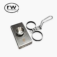 Vista 8 de Rattleware Anillos para huevos de acero inoxidable, grado comercial, cocción uniforme, mango resistente al calor, ideales para freír huevos