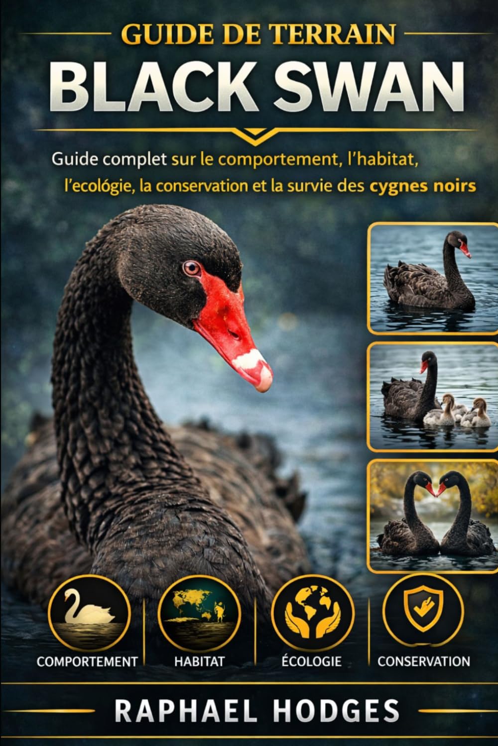 GUIDE DE TERRAIN BLACK SWAN: Guide complet sur le comportement, l'habitat, l'écologie, la conservation et la survie des cygnes noirs