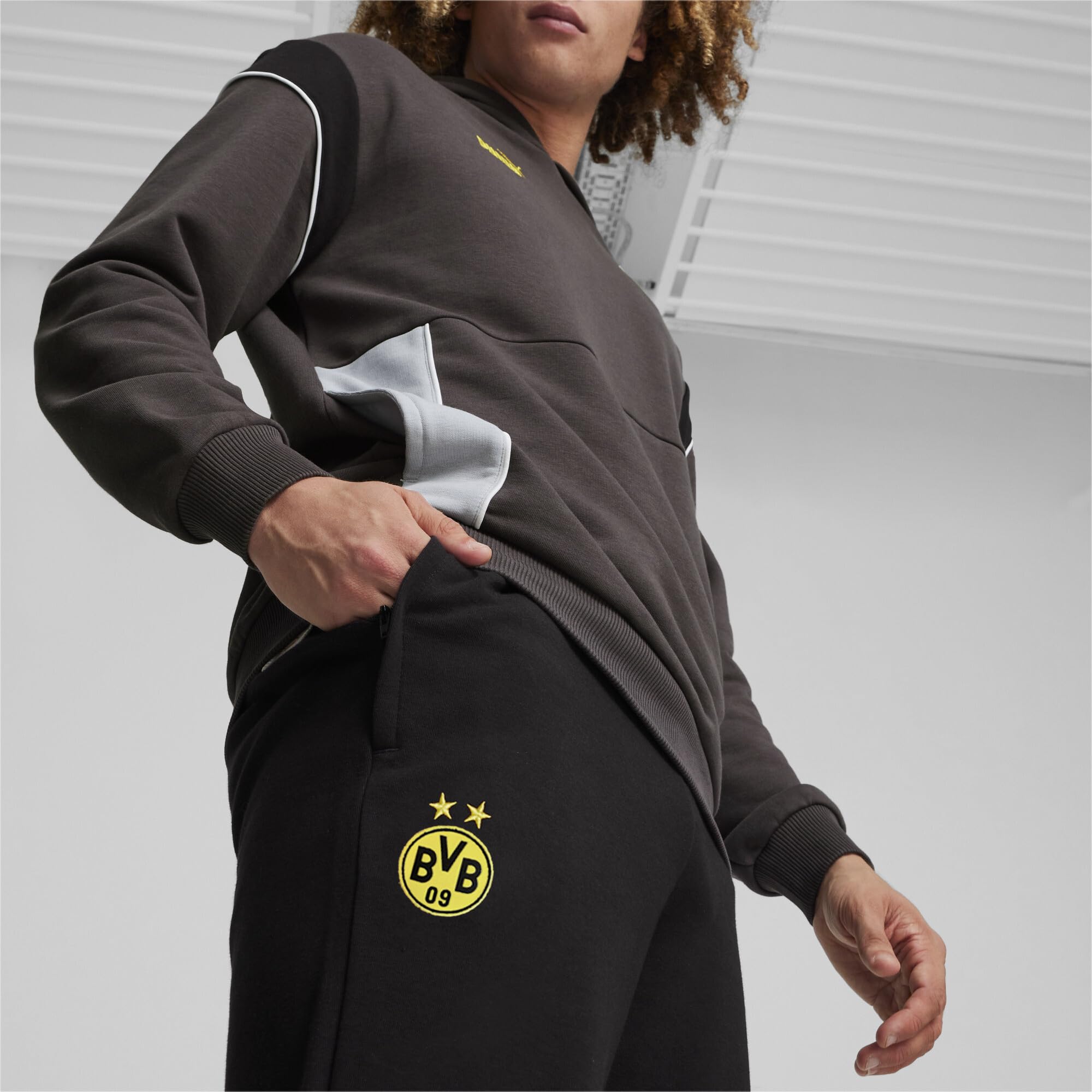 PUMA FtblArchive spodnie dresowe Borussia Dortmund