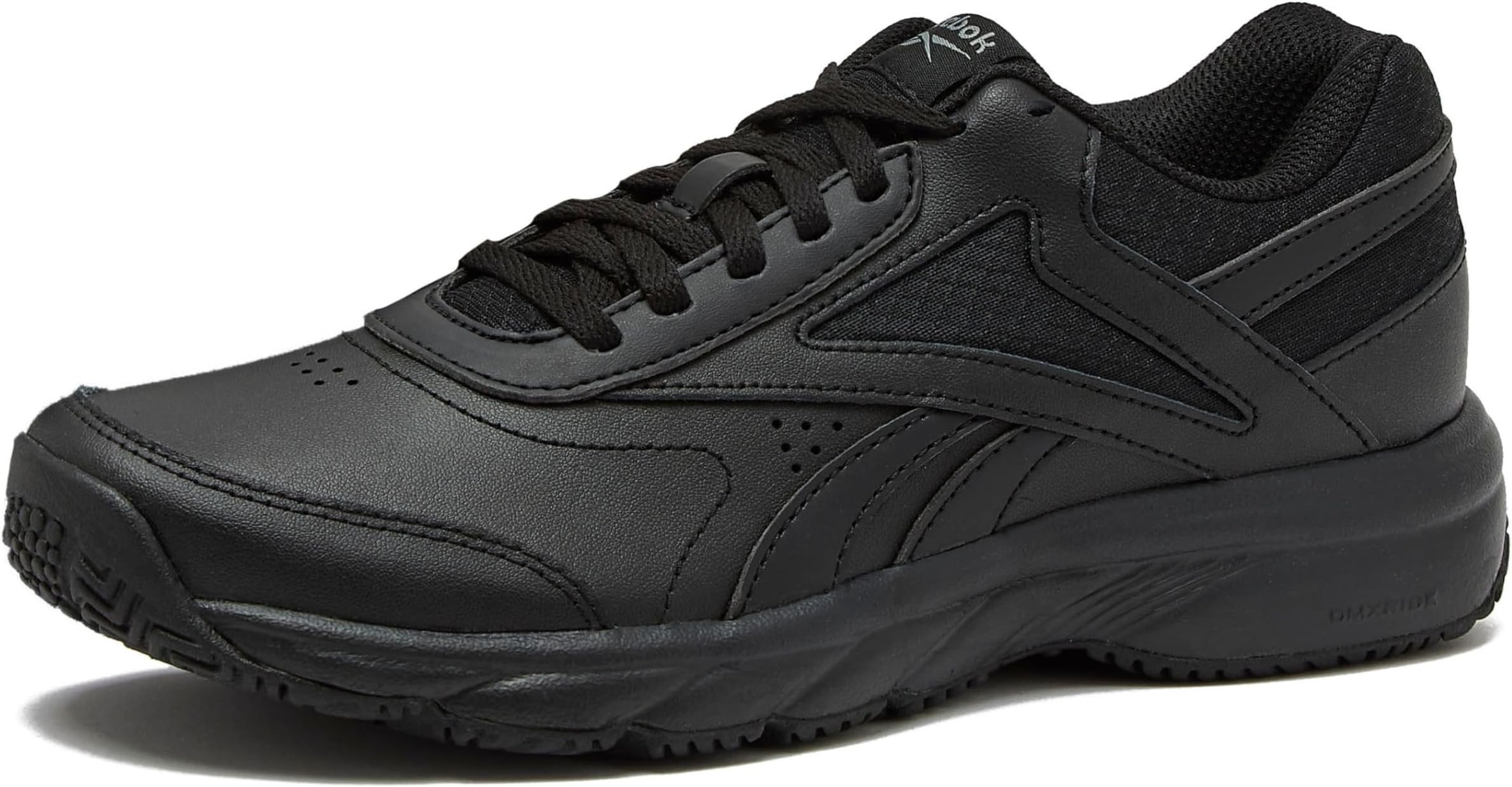 Work N Cushion Non Slip Work Shoes for Men, Black or White Safety Sneakers
