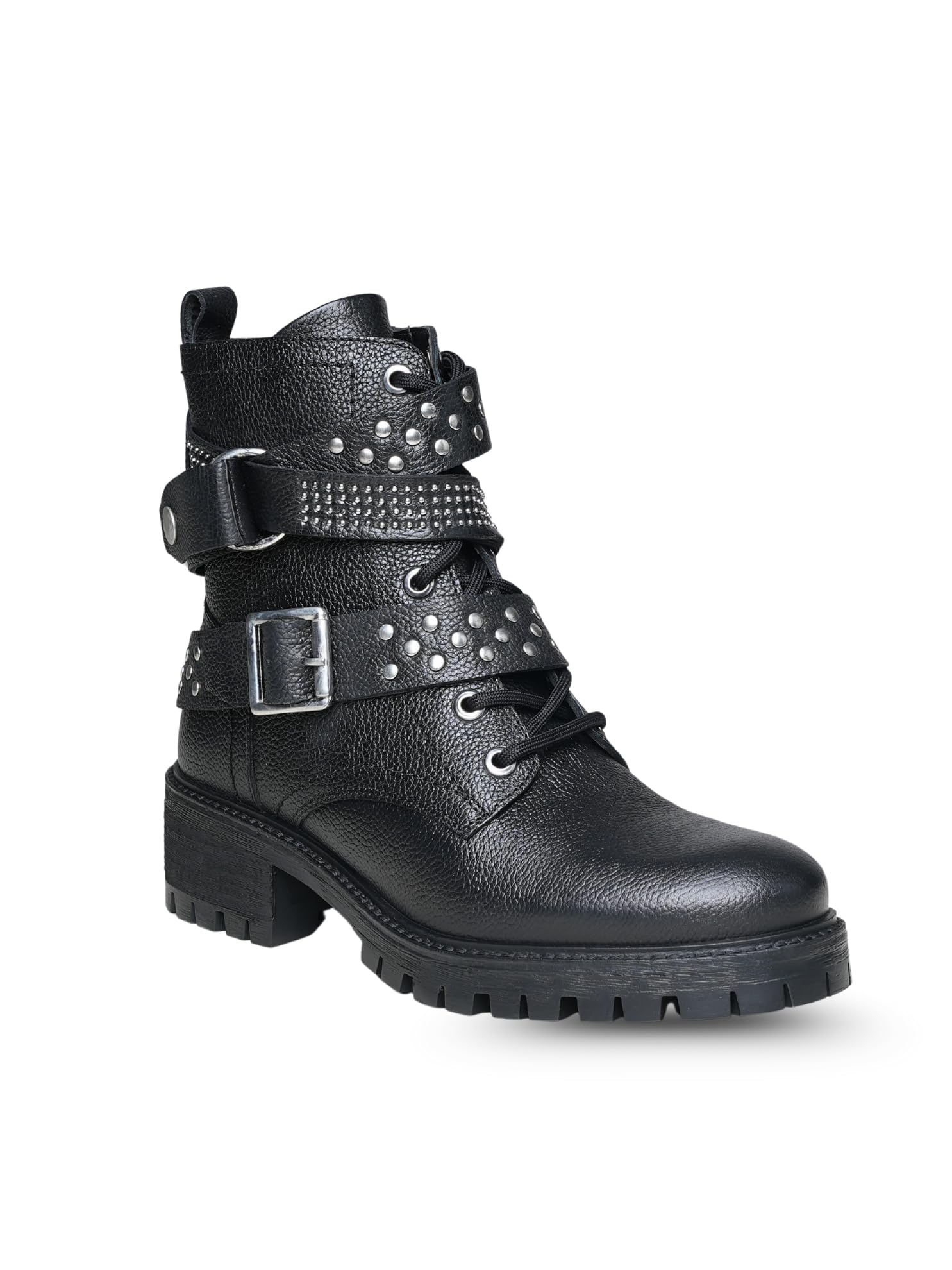 Women's Casual Leather Boots | Stylish Lace-Up Design with Cushioned Insole | Durable, Comfortable & Trendy for Everyday Wear-image-18
