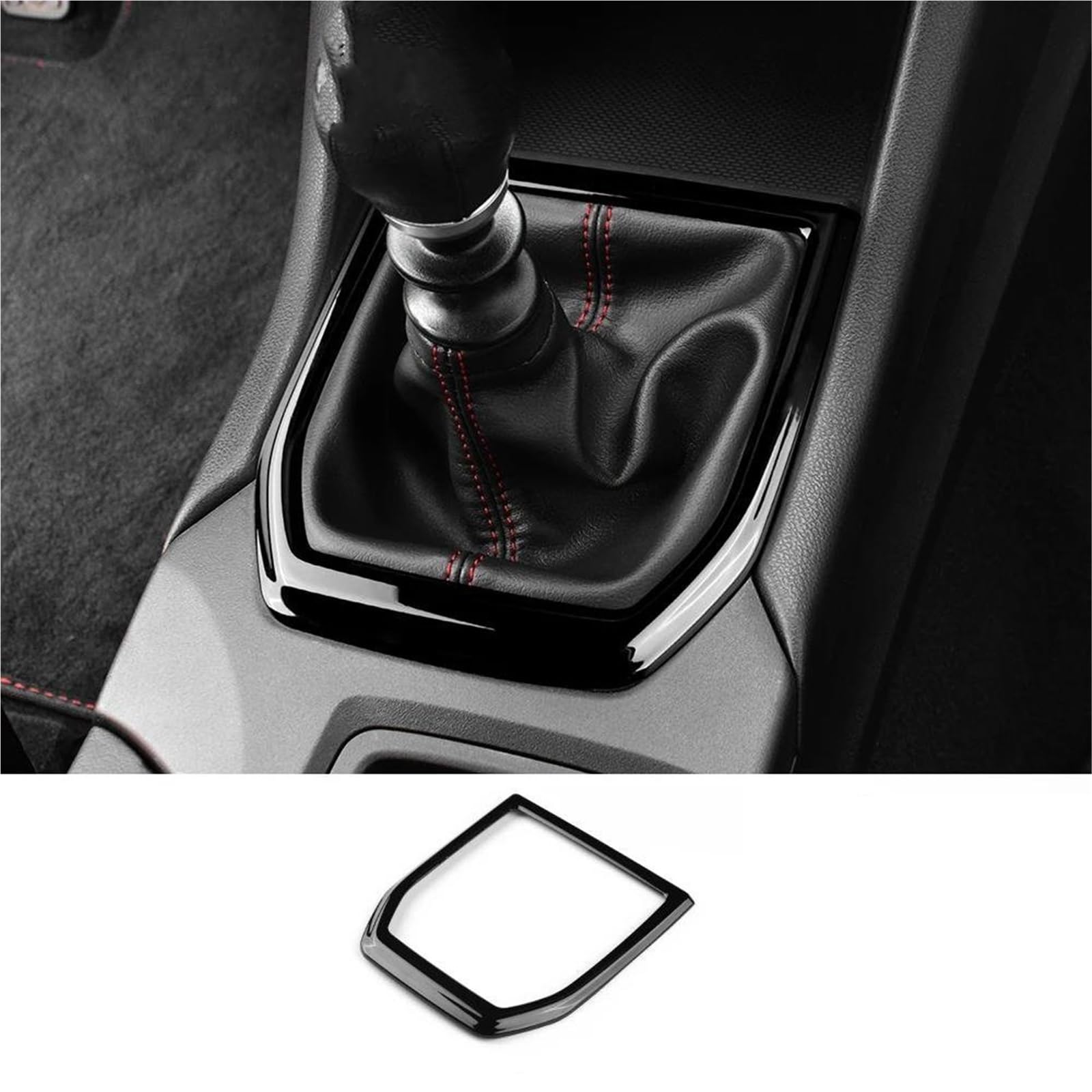 ABS Sticker Car Gear Shift Panel Cover Interior Trim RHD LHD for Subaru for WRX/for WRX STI 2022 2023 2024 KISSGPIPOL(Glossy Black)