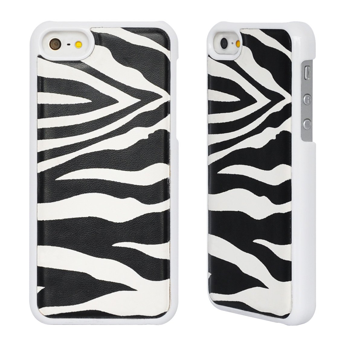 Taranto iPhone5Cケース Arts ZEBRA ホワイト/ゼブラ ポリカーボネート、PUレザー TR-A0562-ZEBRA