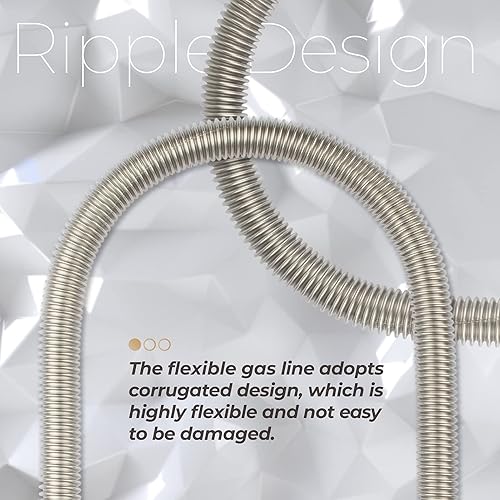 Miniatura 6 de Usamate F271239 Kit universal de conexión de electrodomésticos de gas para calentadores de garaje, estufas de gas, calentadores montados en la