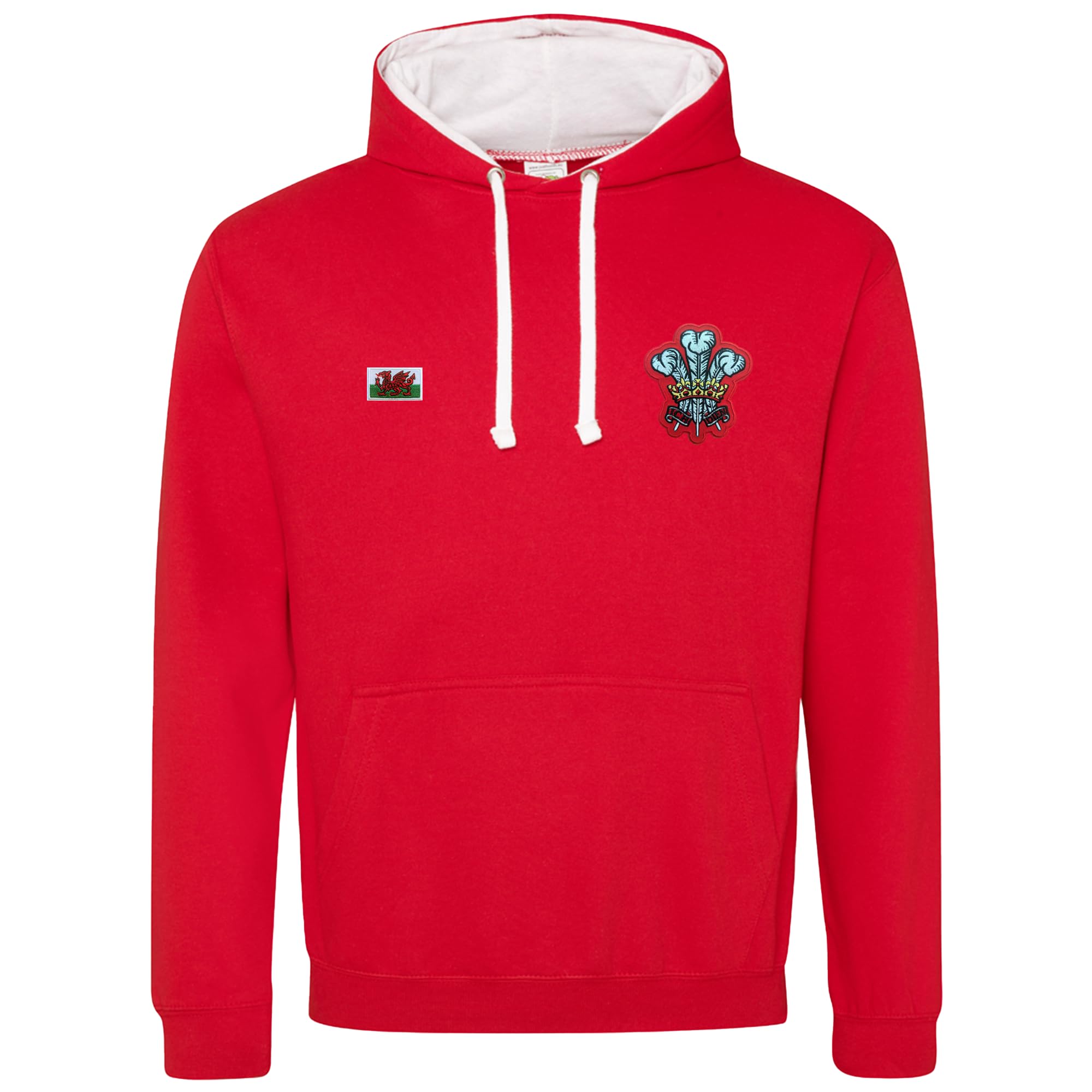 Super Lemon Unisex Red Wales Rugby Team Hoodie – Pullover Sweatshirt – Supporter Gear For Rugby Fans – Comfortable And Warm Apparel For Six Nations Tournament (Xxl)