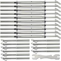 Vista 6 de Kit de herramientas de barandilla de cable de acero inoxidable, para sistema de barandilla de cable de 1/8, para postes de metal, kit de tensor