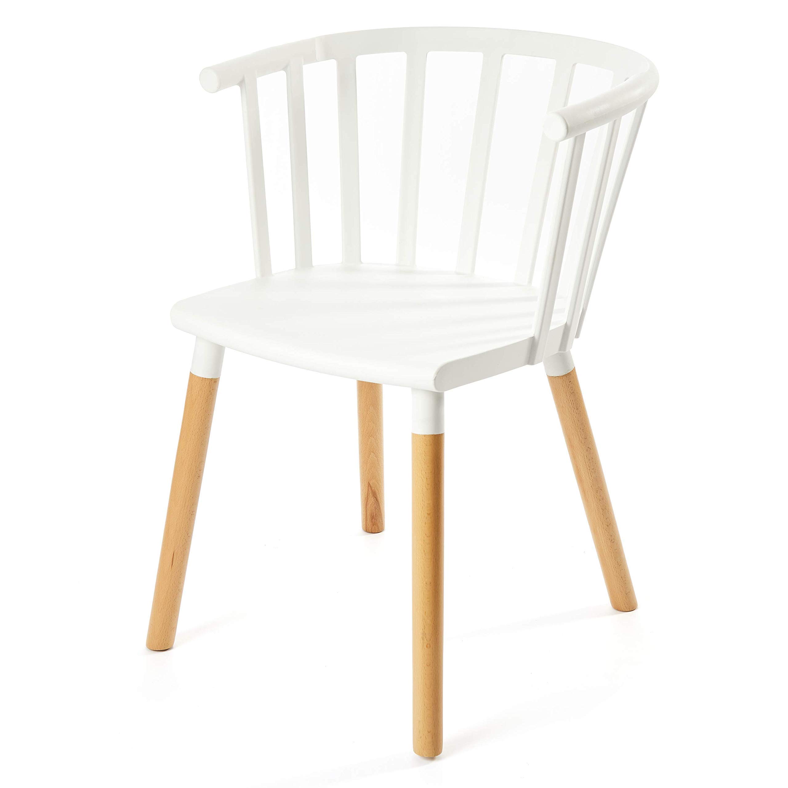Kvell Kaptain Dining Chair, Pure White