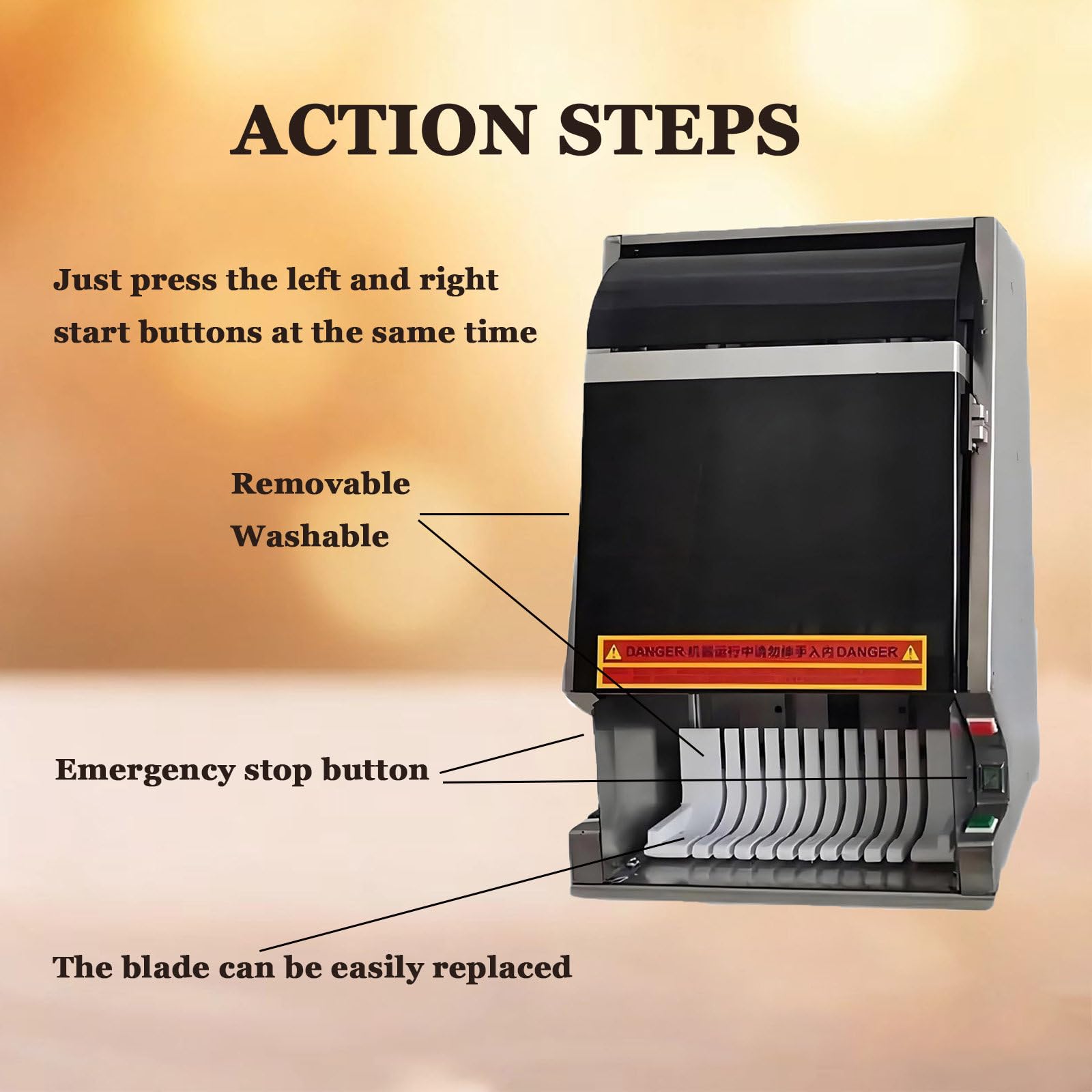 Automatische Sushi-Rollenschneidemaschine Desktop-Multifunktions-Sushi-Rollenschneider 55 W elektrischer Sushi-Maker abnehmbare Klinge für Restaurantküche Snackbar 8pieces