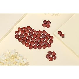 YATOJUZI 20PCS Red Jasper Heart Healing Crystals Natural Red Jasper Crystal Set Red Love Stones Polished Stone Bulk Wholesale Mini Pocket Gemstones Reiki Energy Gifts for Women
