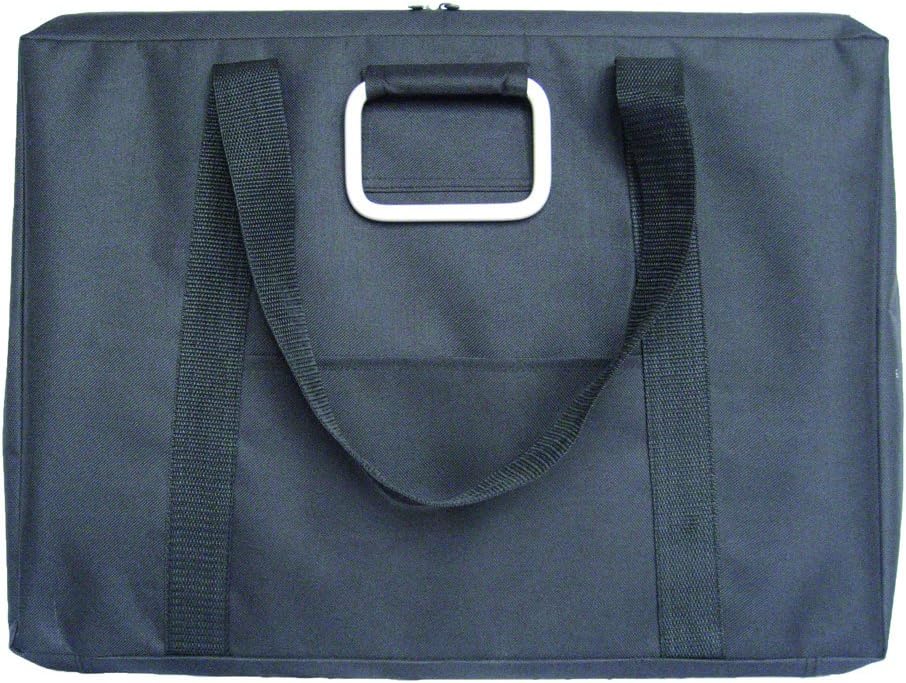 Prat Start SFU Urban Softside Portfolio, Weather-Proof Nylon Cover with Double Zipper Opening, Handle and Shoulder Strap, 20 x 26 x 2.5 inches, Black (SFU-26)