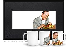 Celebrate Your Wee Wee with This Pee-Wee Herman Fine Art Print or Coffee Mug