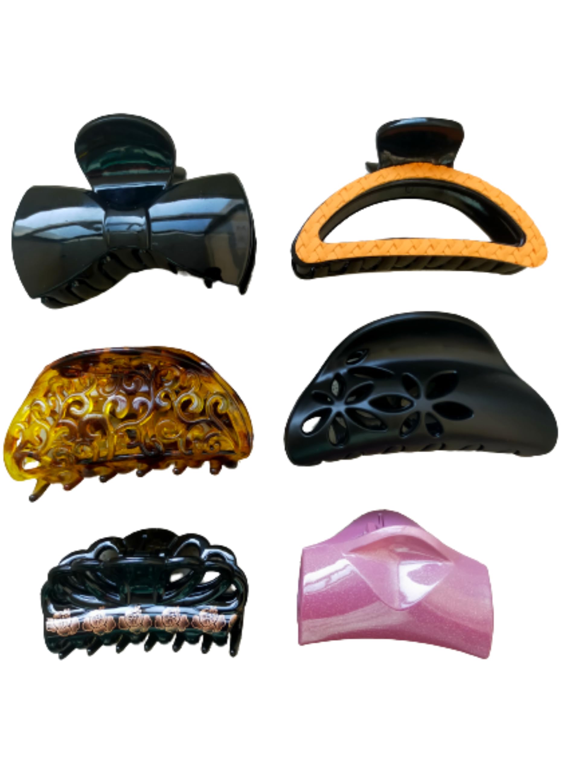 Hair Clips (4.3, black+brown)