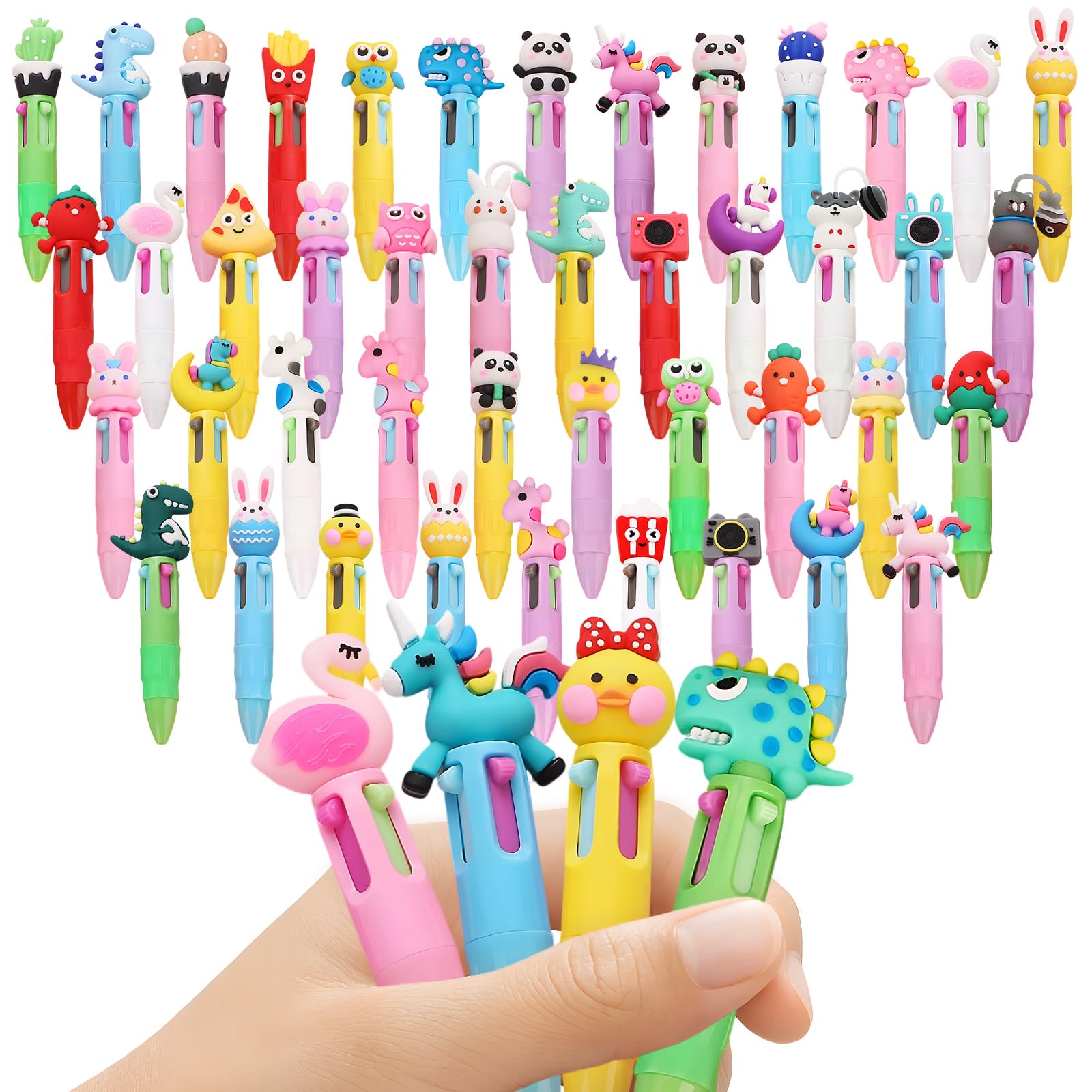 Cartoon Pens for Kids Party Bag Fillers Pack of 48