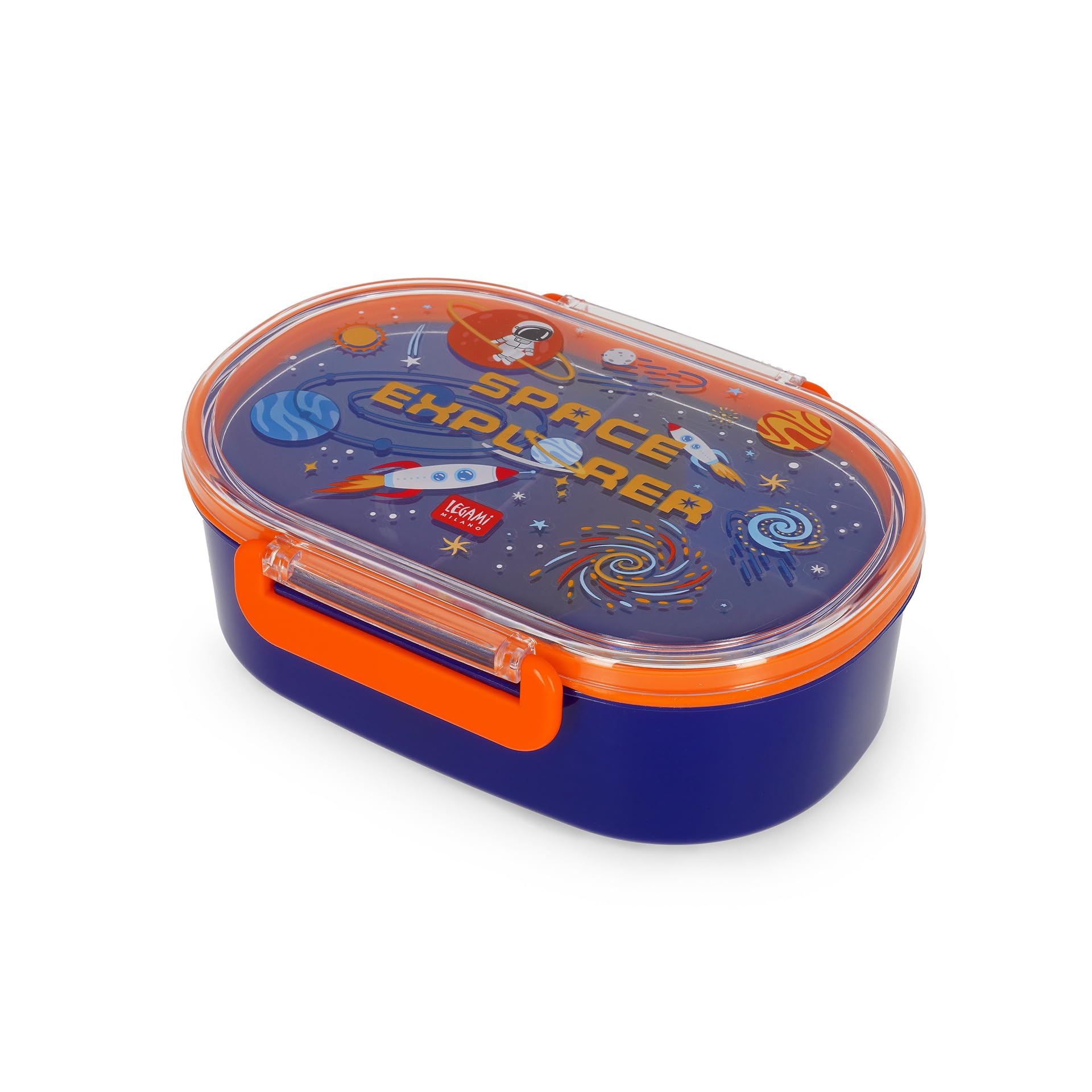 LEGAMI - Space Themed Lunch Box, 1 Snack Box