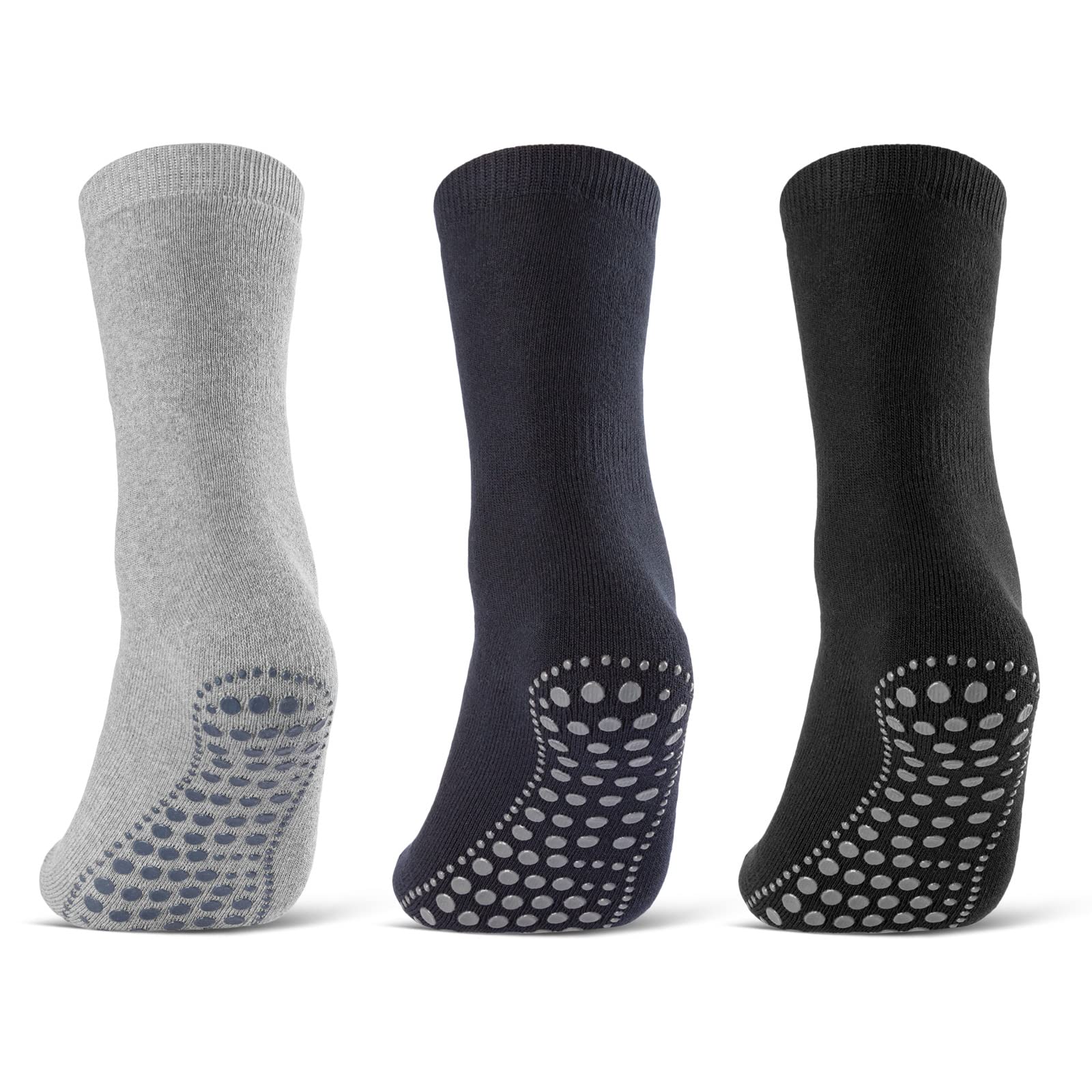 3 or 6 Pairs of ABS Socks Men & Women Non-Slip Cotton Socks