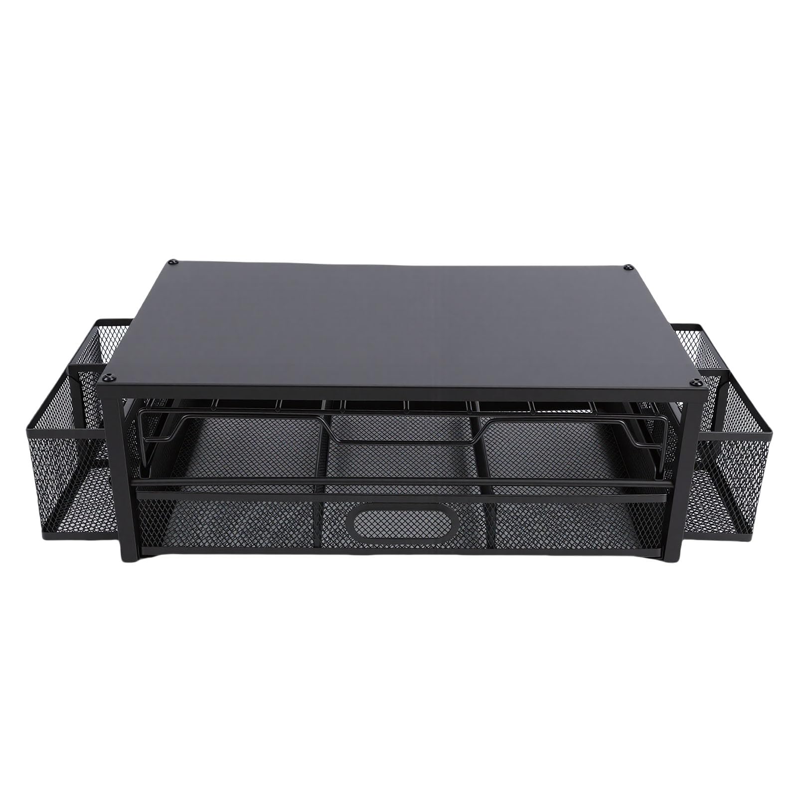 Organizador de 2 Niveles para Cápsulas de café, Cajones Extraíbles, Almacenamiento de Cápsulas de café para Estación de de Encimera de Cocina, Capacidad para 83 con Cestas Laterales para