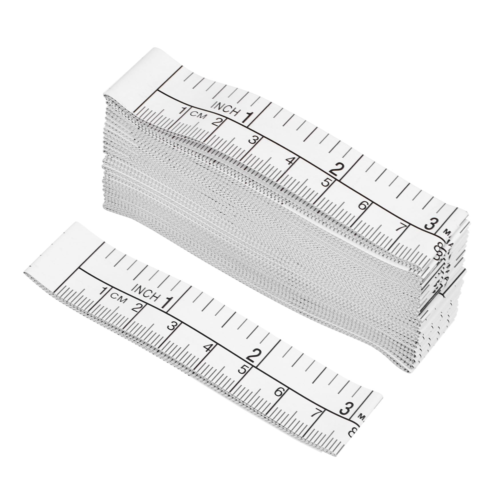 OUNONA 25 Stück Papiermaßband 1 Meter Einweg Maßband für Präzises Messen mit Klarer Skalierung und Lichtechter Oberfläche für Körpermaße und Schneidarbeiten