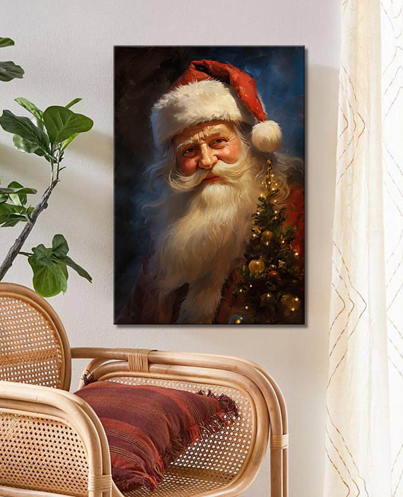 サンタクロース　ビンテージ　壁掛け サンタクロース ビンテージ 壁掛け サンタクロース ビンテージ