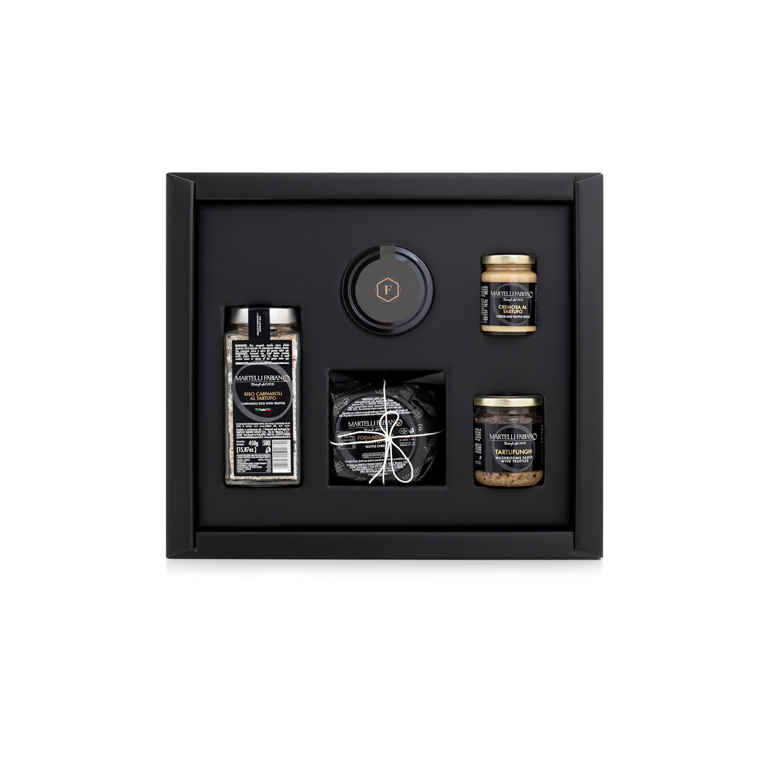 Confezione Regalo Tartufo AMSTERDAM - Cesti Natalizi Pasquali a base di Tartufo - Prodotti Tipici Artigianali - Idea Pacco Gastronomico Natale Pasqua - Truffle Gift Idea - Martelli Fabiano Tartufi