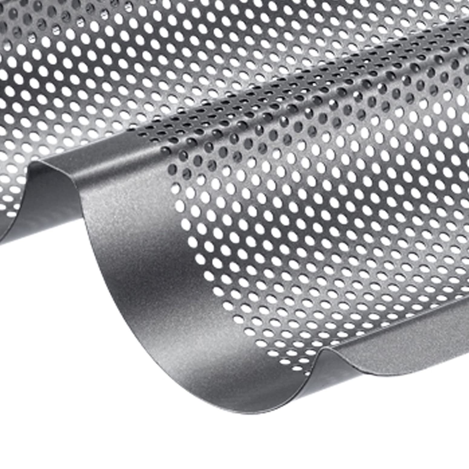 Westmark Baguette 32982260 32982260 Baking Mould for 3 Baguettes, Length 38.5 cm, Steel, Non-Stick Coating, Long