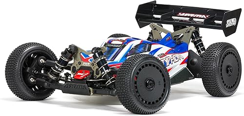 ARRMA RC Car 1/8 TLR Tuned Typhon 6S 4WD BLX Buggy RTR (Battery and Charger Not Included), Red/Blue, ARA8406, Cars, Electric Kit Other