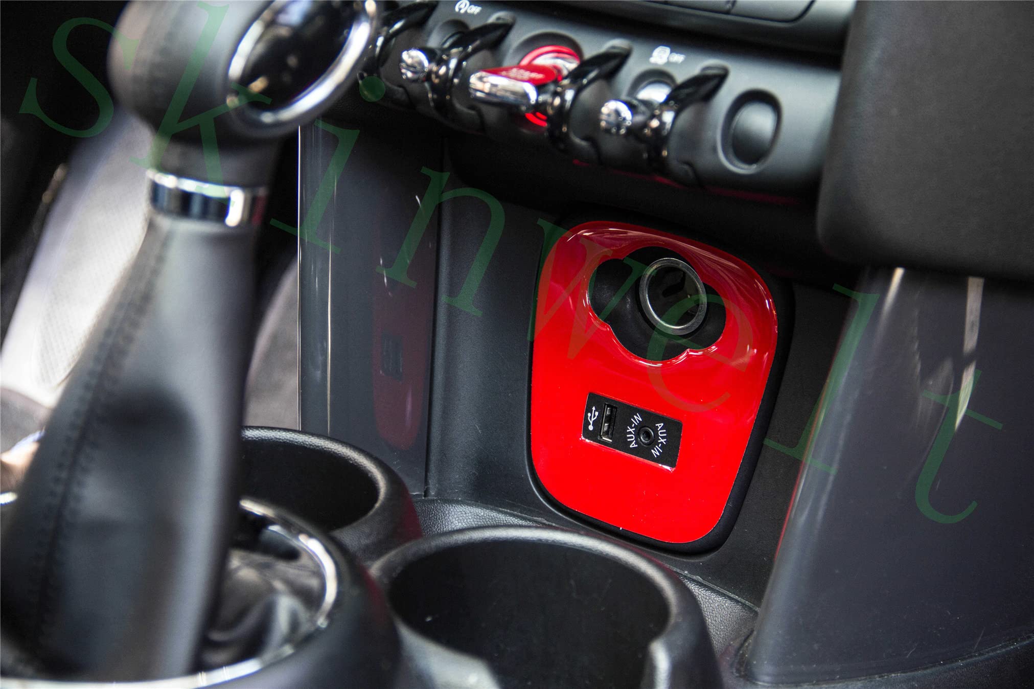 mini countryman cigarette lighter Vinyl USB Cigarette Lighter Panel Sticker Decal Cover Compatible with Mini  Cooper F Series 2014-2022 (Design 15) : Amazon.co.uk: Automotive