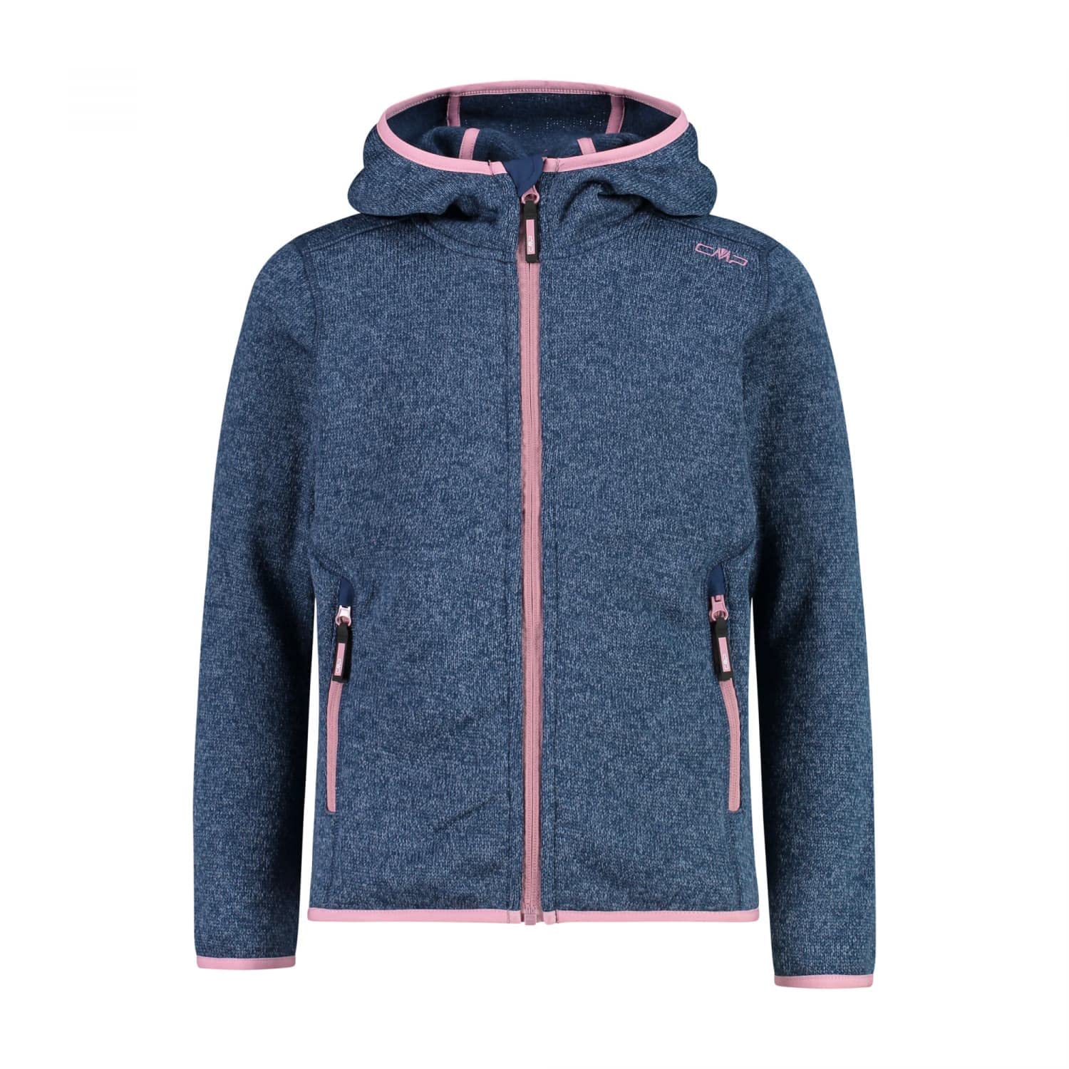 CMP Jungen Fleecejacke Knitted Fix Hood