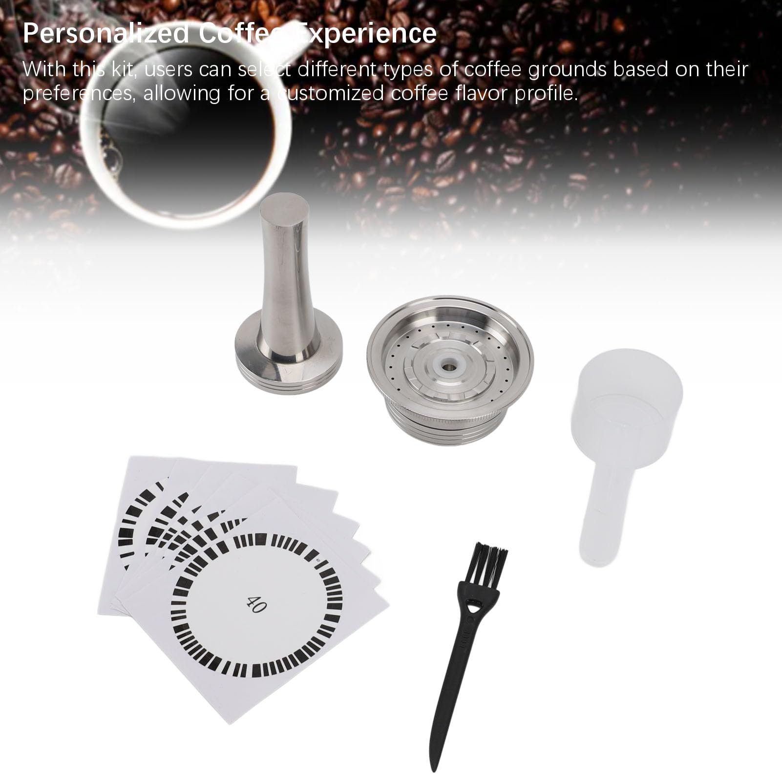 Kit de Cápsulas de café Recargables con Materiales de Primera Calidad para una Experiencia de café Personalizada en Casa