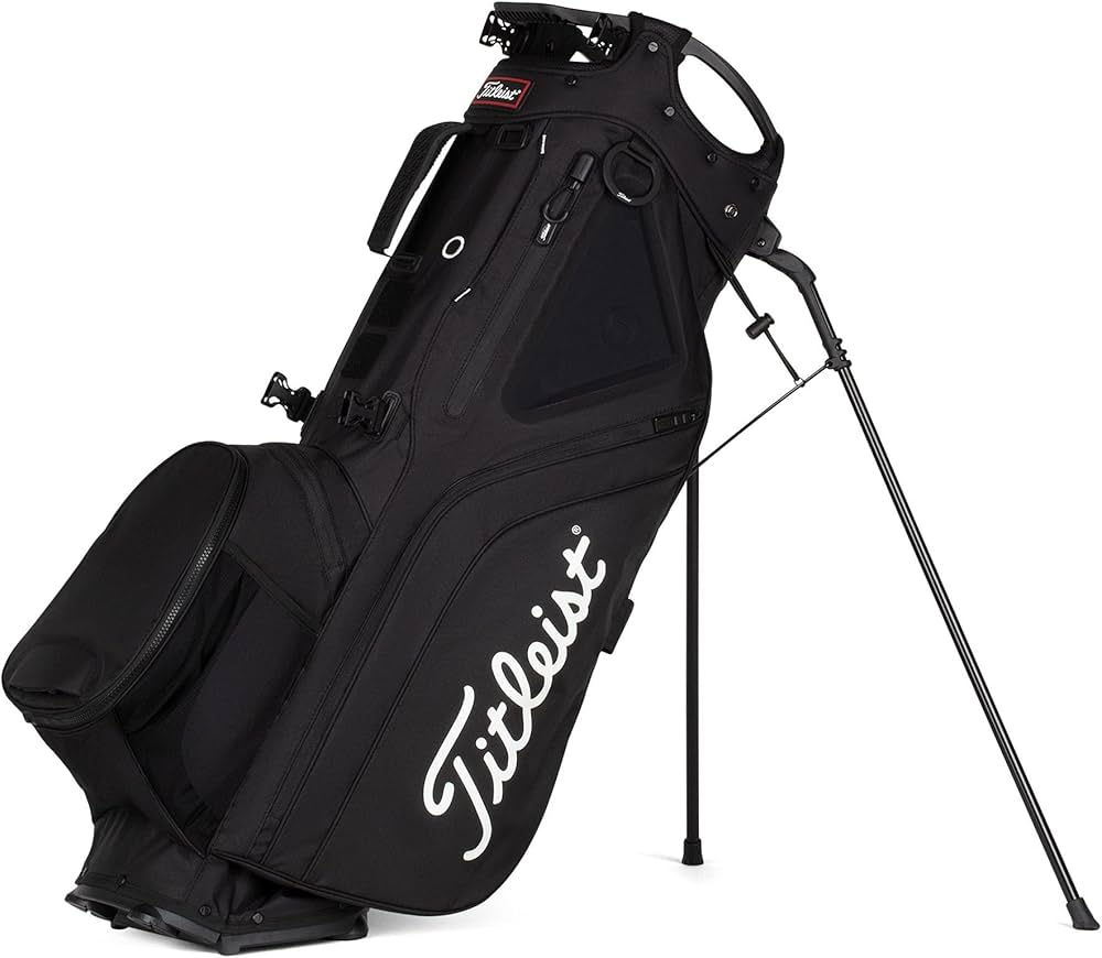 Titleist ゴルフバッグ ブラック　ゴルフボールおまけ付き Amazon.co.jp: Titleist ハイブリッド5ゴルフバッグ ブラック