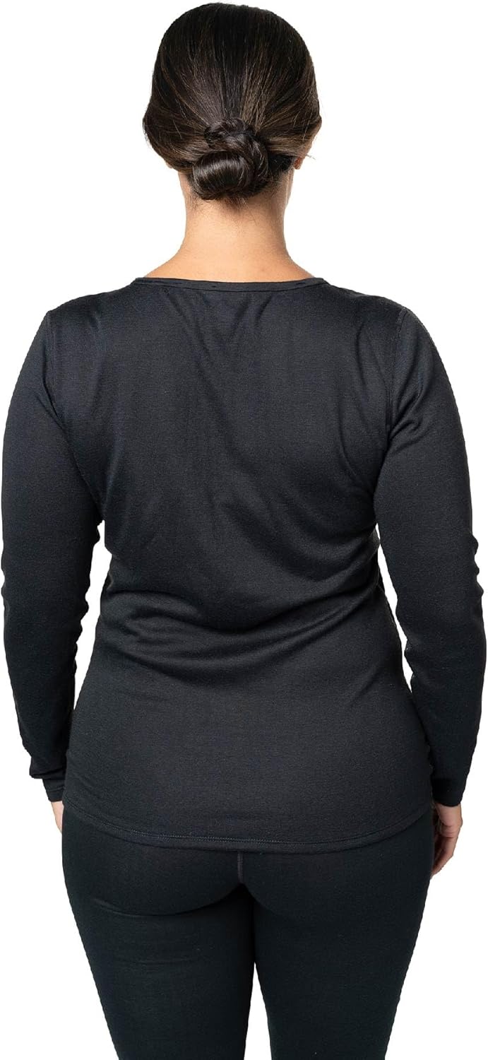 Hot Chillys Women's Pepper Skins Crewneck Midweight Relaxed Fit Base Layer - Image 3