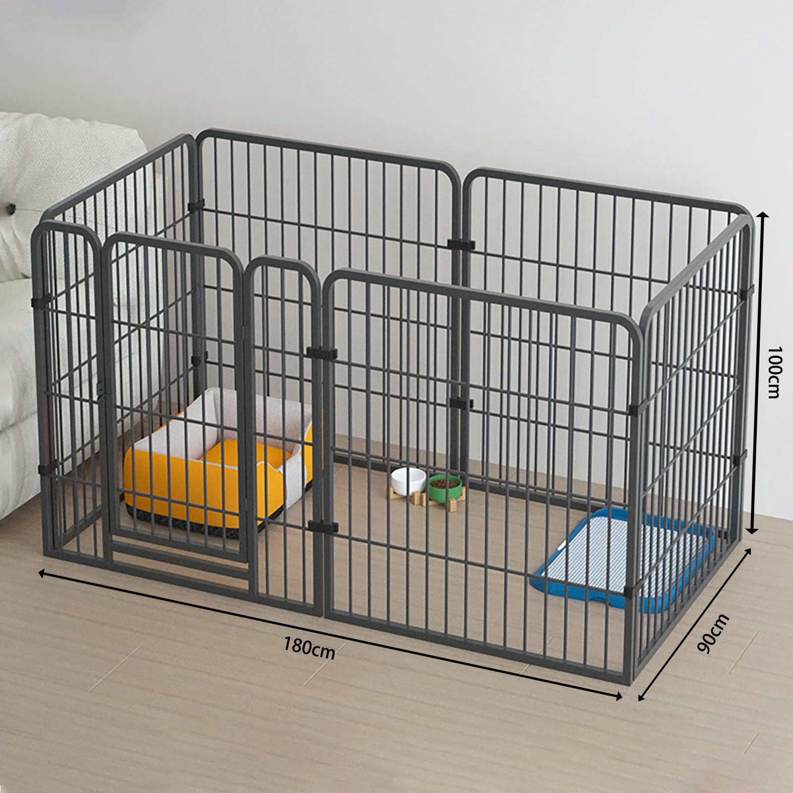 Amazon | ポータブル折りたたみ式犬用ケージのデザインは軽くて 