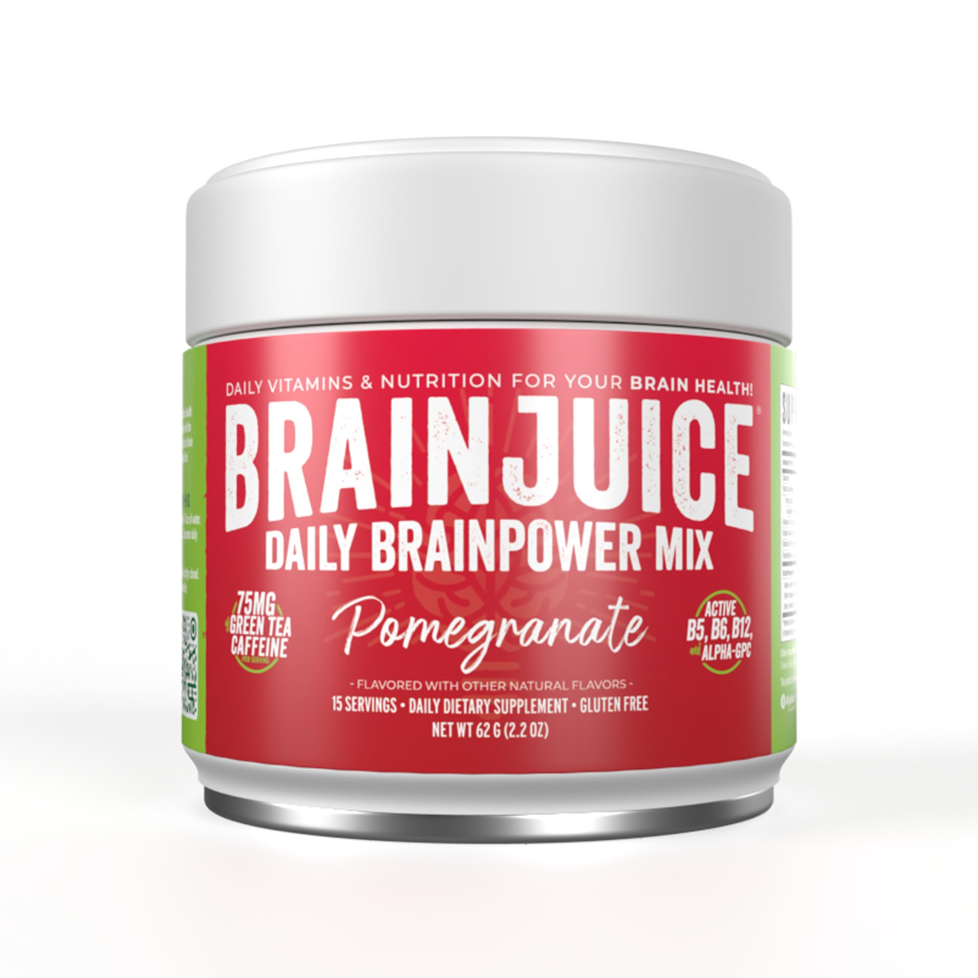 Amazon.com: BrainJuice Nootropics Brain Support Supplement, Gluten