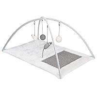 Trixie Tappetino da Gioco per Gatti con Giocattolo e Tappetino tiragraffi in sisal