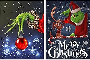 Gearock 2 Pack Christmas Diamond Painting Kits
