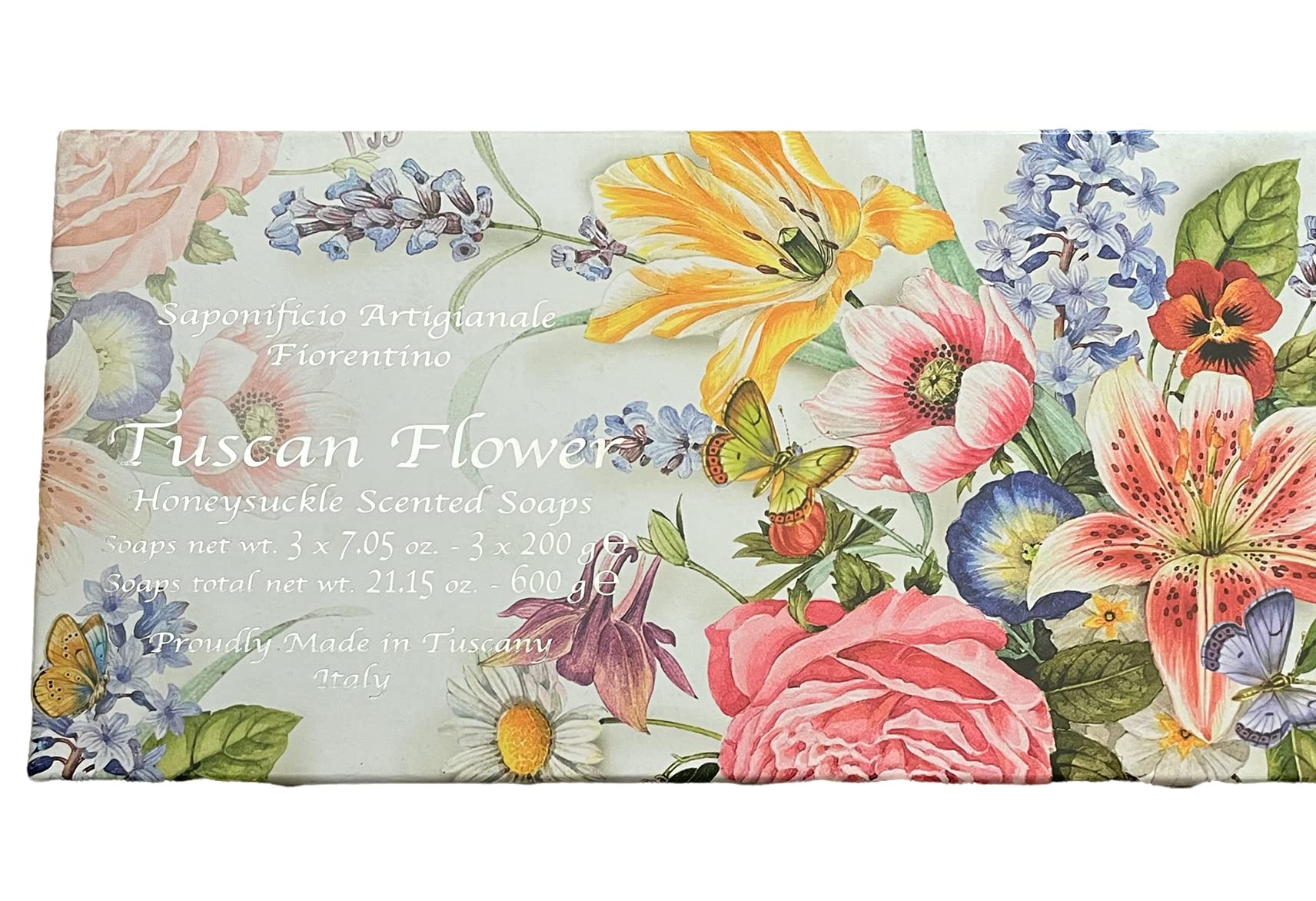 Saponificio Artigianale Fiorentino Tuscan Bouquet Soap Set From Italy