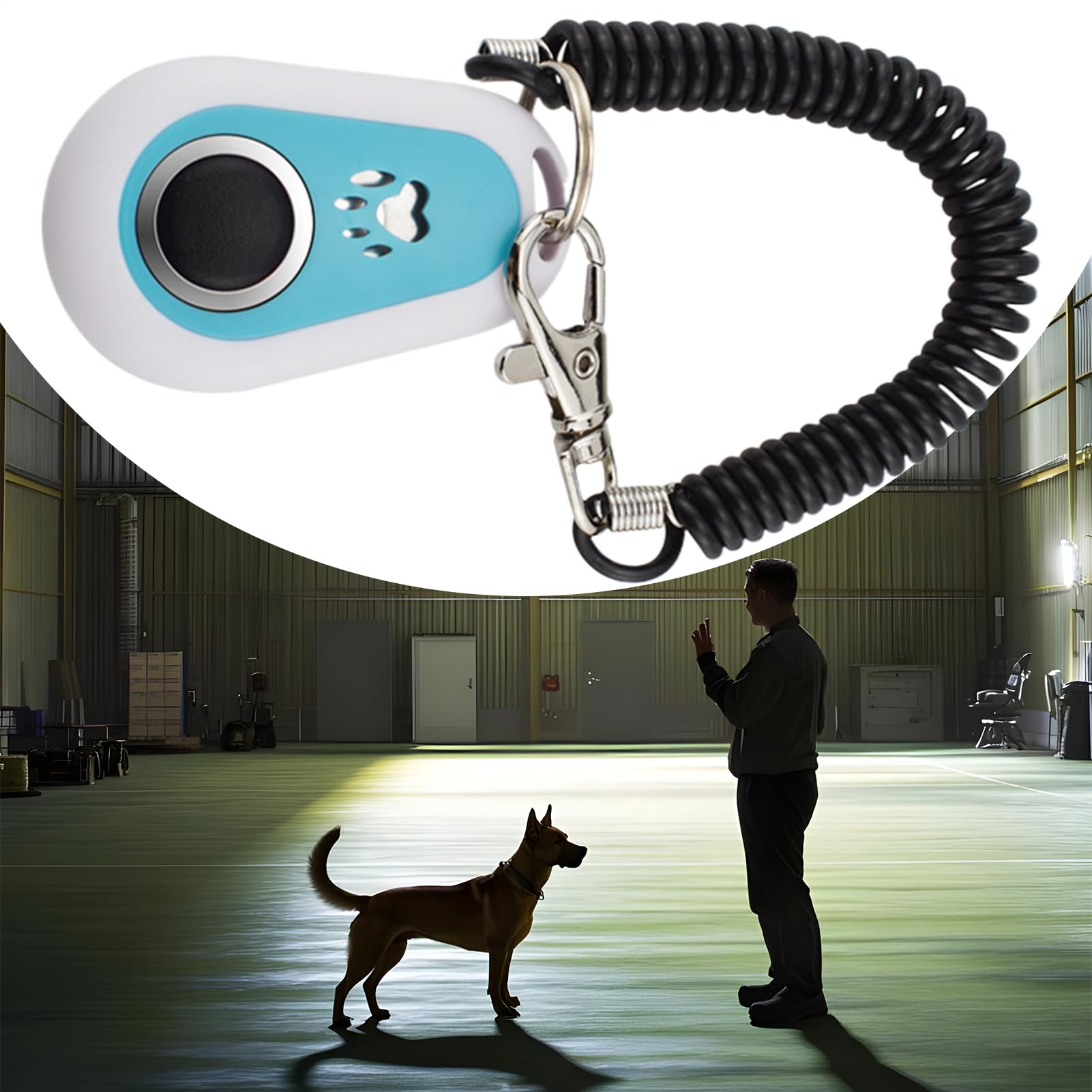 Clicker Addestramento Belffy Cani E Gatti - Con Cinturino Da Polso Nero Cinturino Polso Belffy - 5