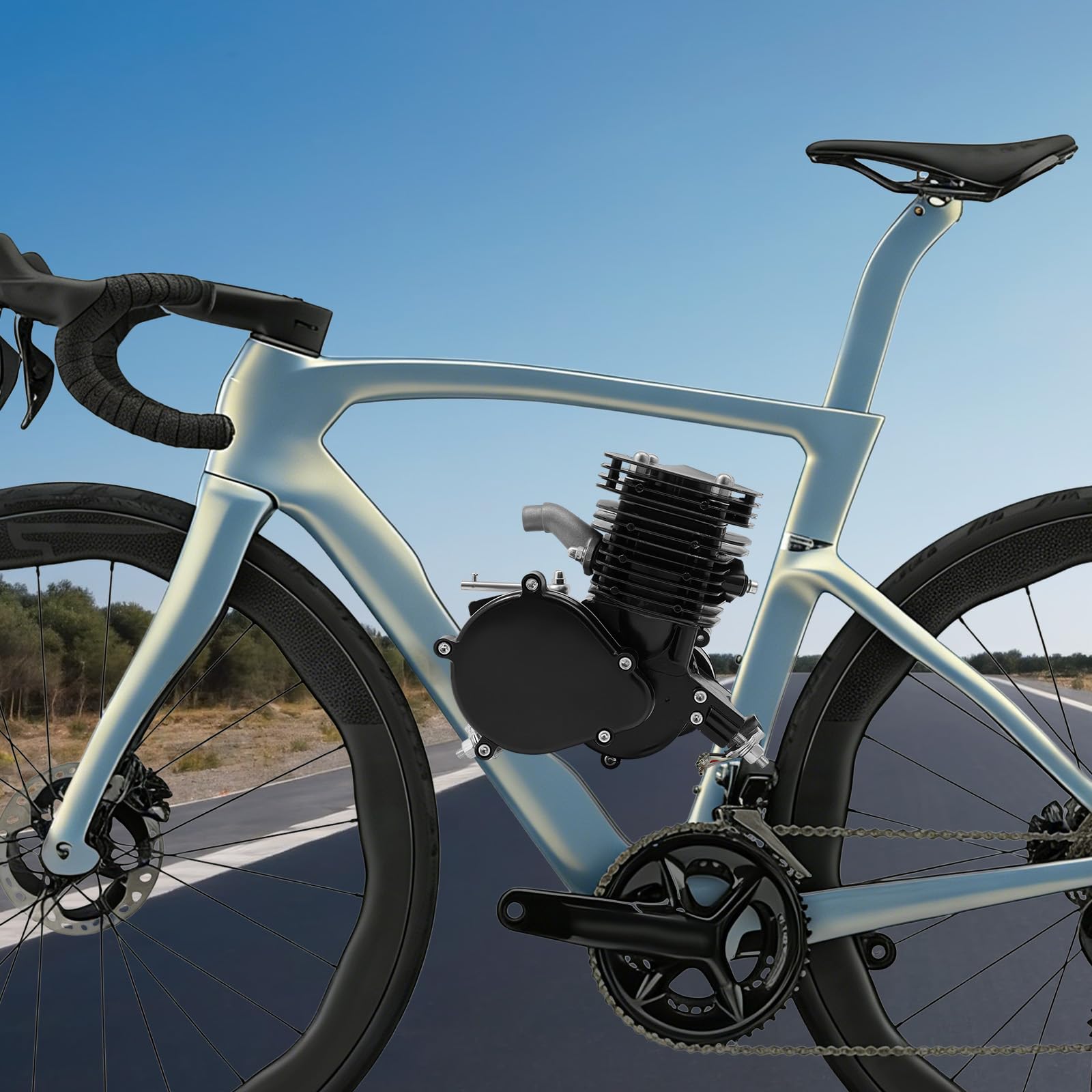 Moteur 2 temps 110 cm³ 3 kW Kit de conversion de vélo pour 26-28"