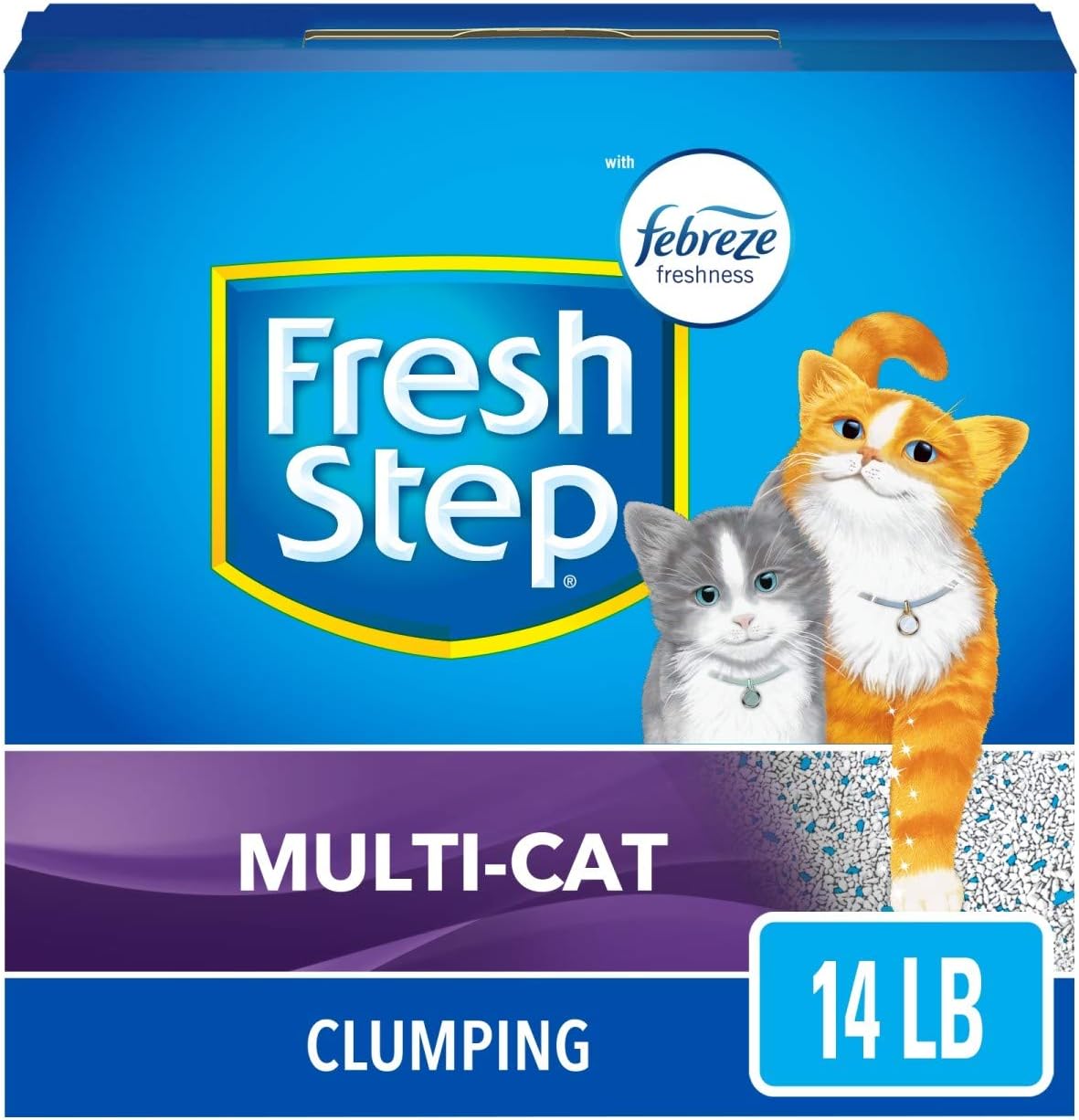 Fresh Step MultiCat Extra Strength Scented Litter with the Power of