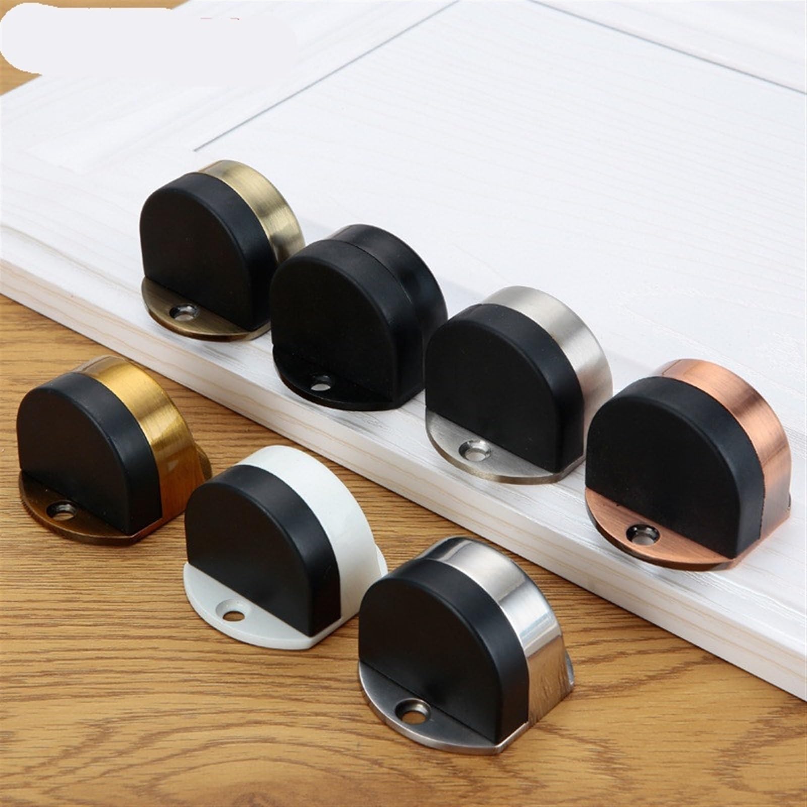 Butée de porte en caoutchouc cachée acier inox Yellow Bronze