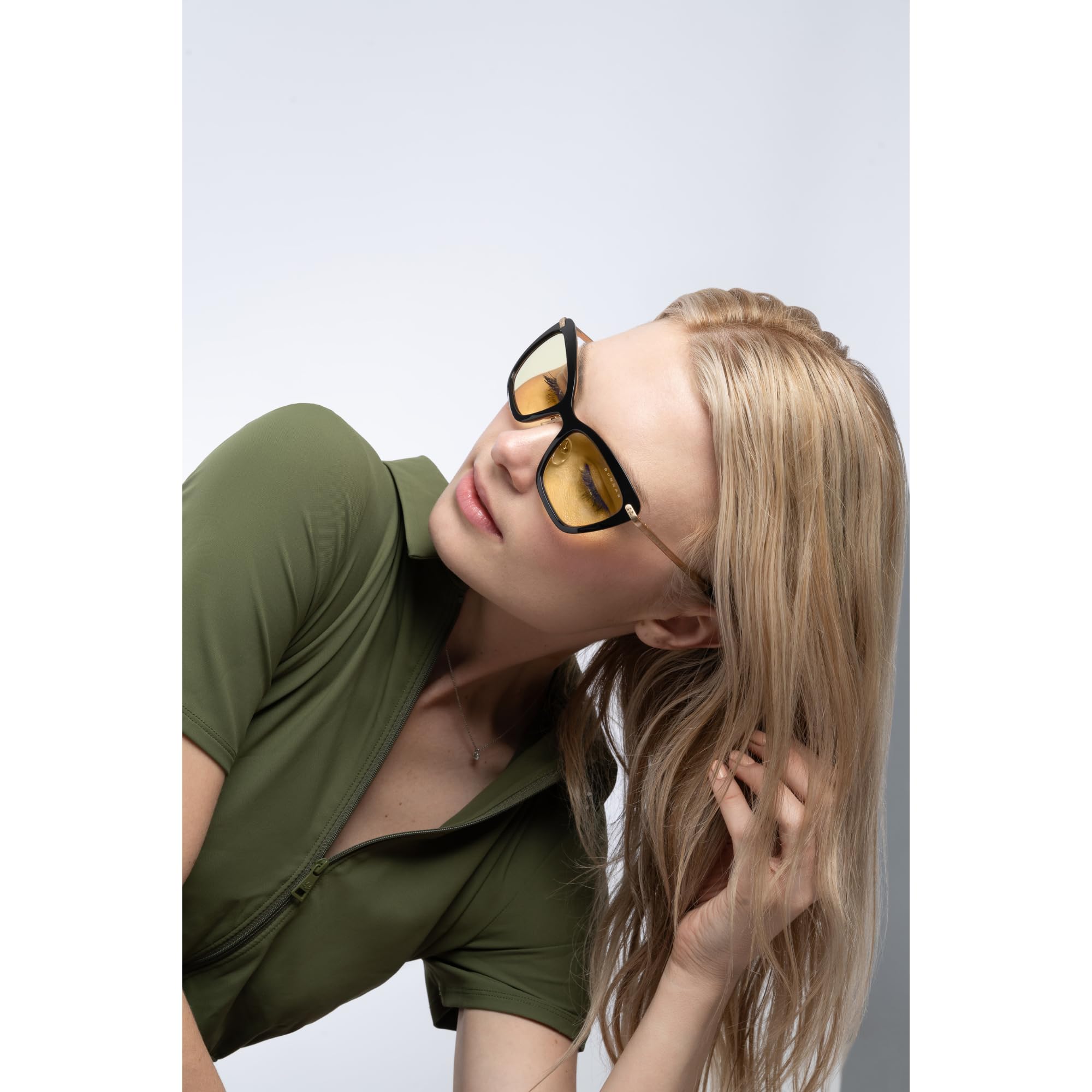 Gunnar Blaulichtfilter-Brille - Anna - Onyx - Amber