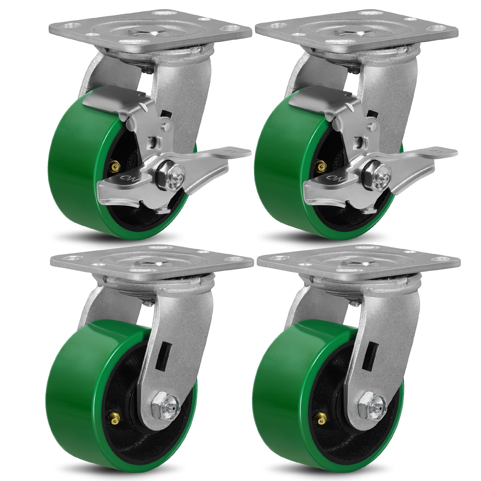 Heavy Duty Industrial Casters - 4000lb Capacity -30 Heavy Duty Industrial Casters - 4000lb Capacity -30
