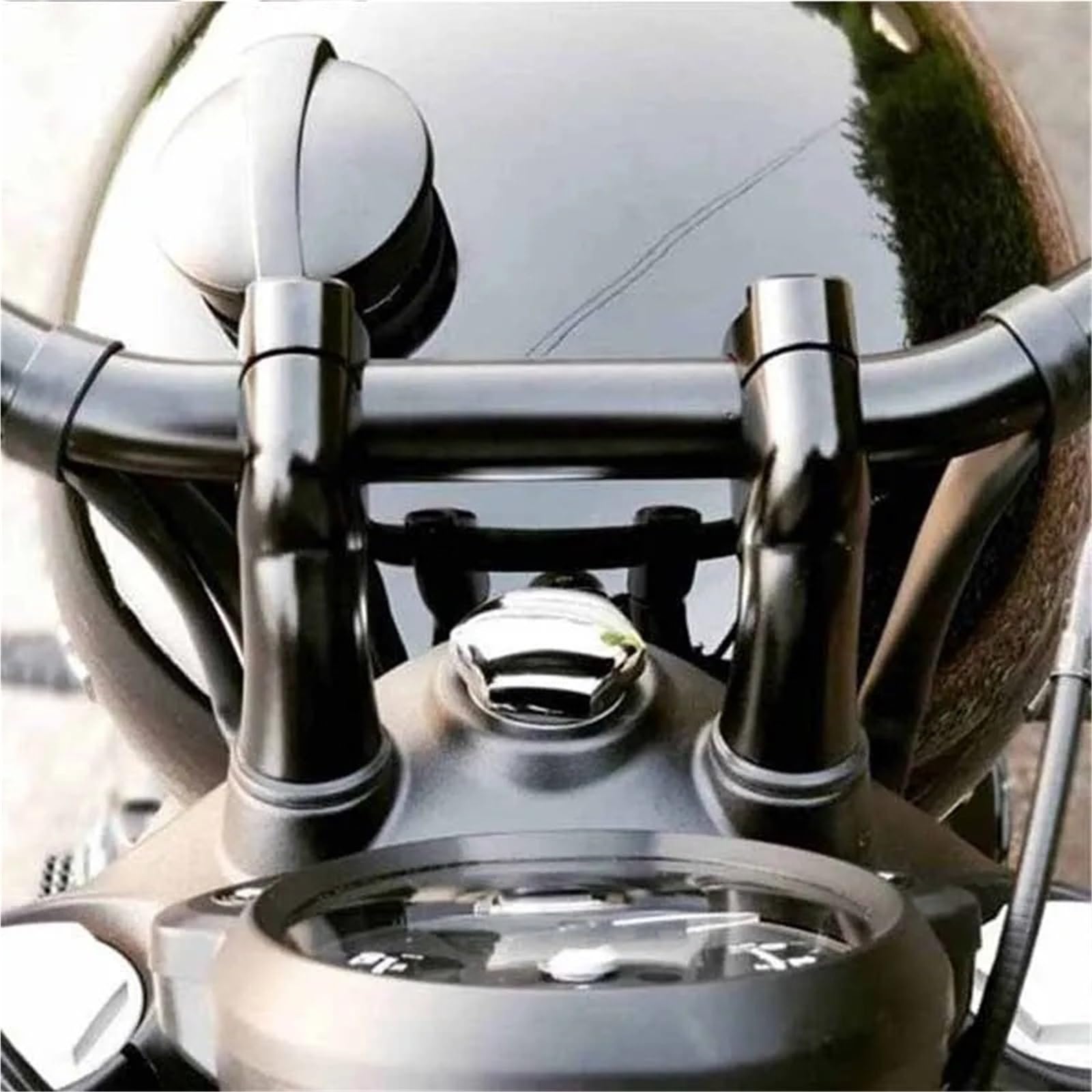 Pontets guidon moto Adaptateur Pinces Montage Barre De Guidon Accessoires Moto Double Pour Triumph Bobber T100 T120 Speed
