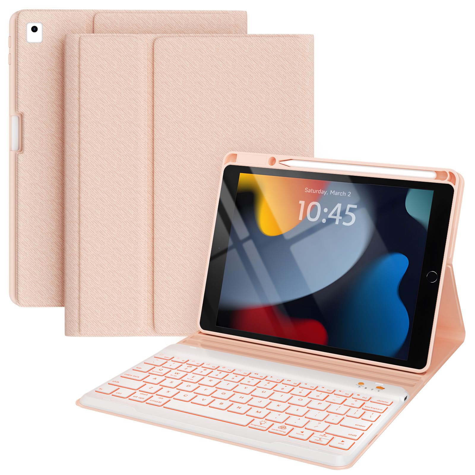 Amazon.com: Keyboard and Case for iPad 7th/8th/9th Generation 10.2 Amazon.com: Keyboard and Case for iPad 7th/8th/9th Generation 10.2