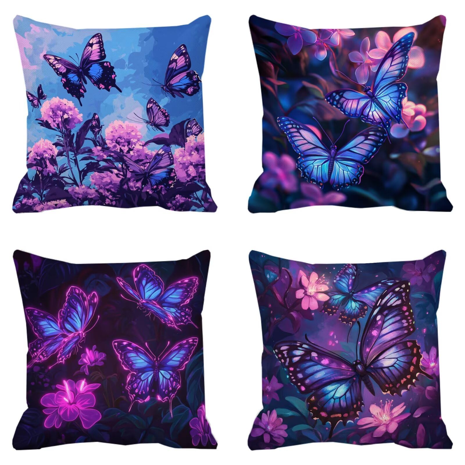 Housse de coussin 40x40cm super doux impression recto verso