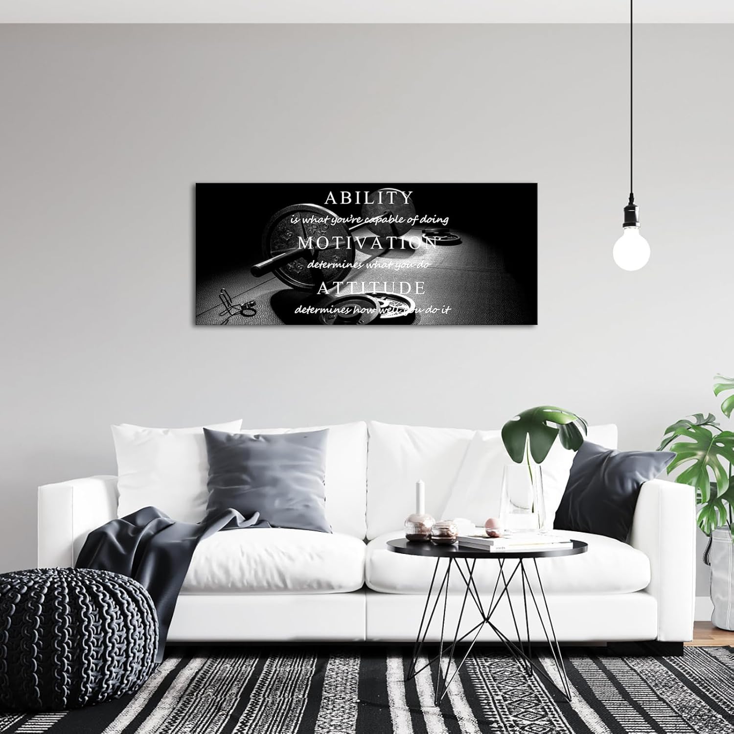 Elevate Your Space: KLVOS Motivational Wall Art for Fitness Enthusiasts