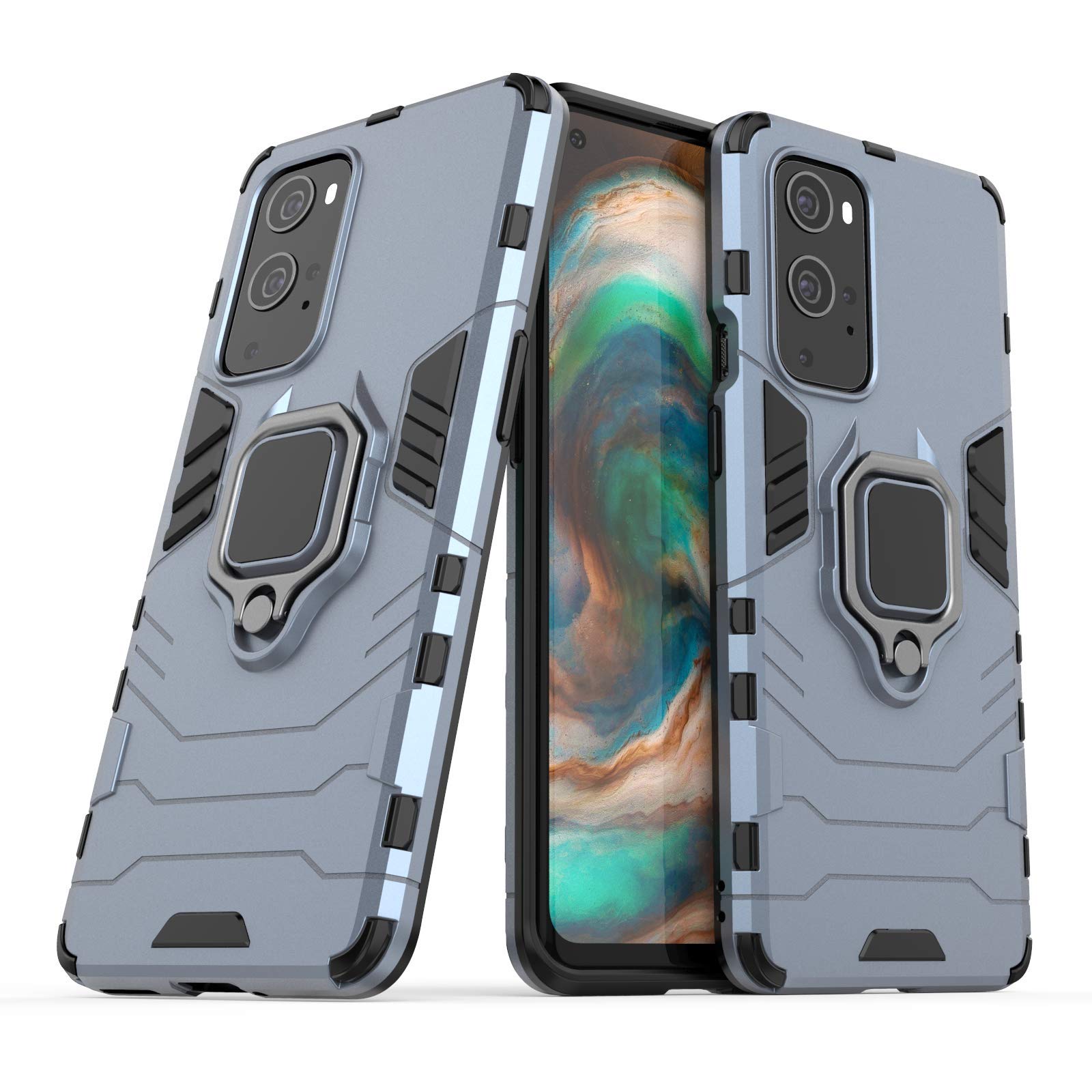 Custodia Per OnePlus 8T Con Anello Girevole 360° E Supporto Magnetico - Foto 3